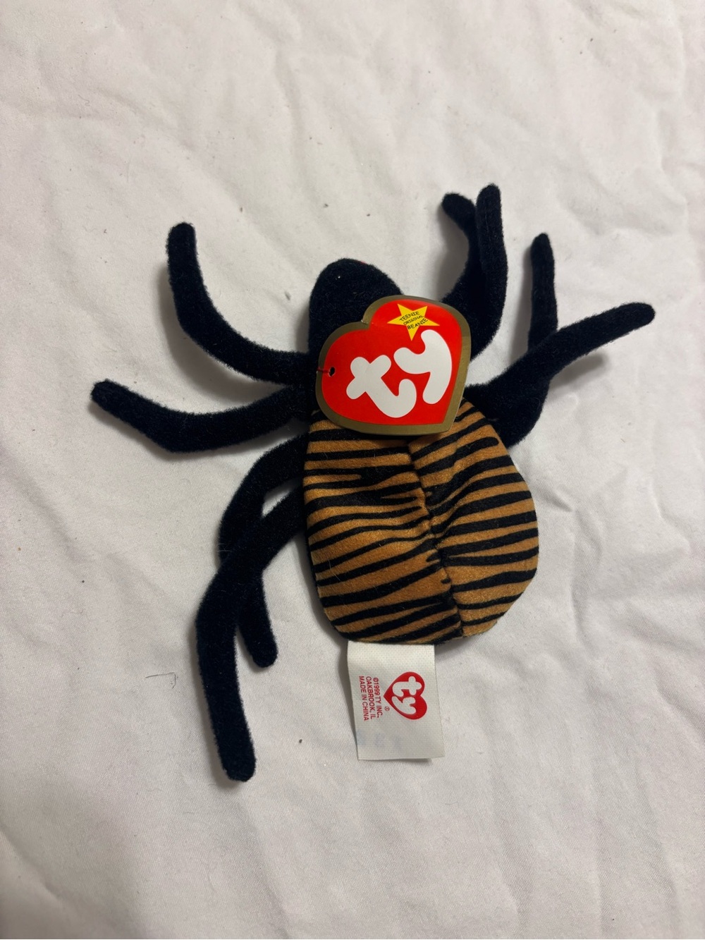 TY Spinner Spider 1999 McDonald's Ty Beanie Babies From 1999 OOP Happy Meal toy